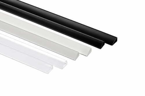 Posterstrip transparant 62 cm, 10 sets