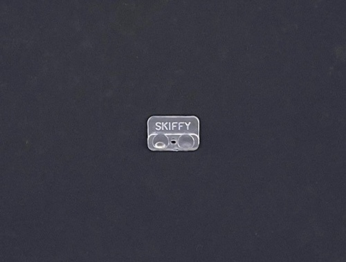 Glasplaatklemmen, hoogte 10 mm breedte 15 mm, dikte tot 6 mm, 100 stuks