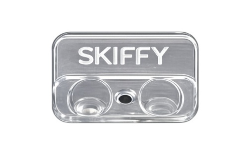 Glasplaatklemmen, hoogte 10 mm breedte 15 mm, dikte tot 4 mm, 100 stuks