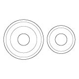 Hardboard wielen 05-715