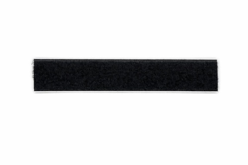 Zelfklevend klittenband op rol zwart - zacht lengte 25 meter, breedte 25 mm, 1 rol
