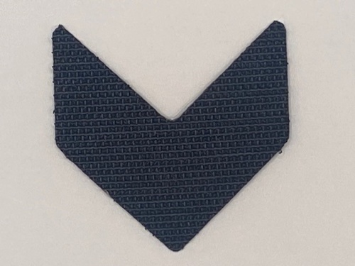 Klittenband hoekjes zwart 33 x 18 mm, 100 stuks