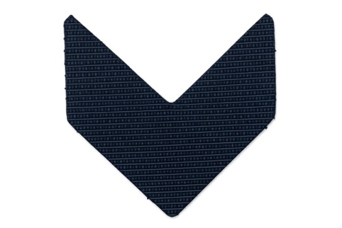 Klittenband hoekjes zwart 33 x 18 mm, 100 stuks