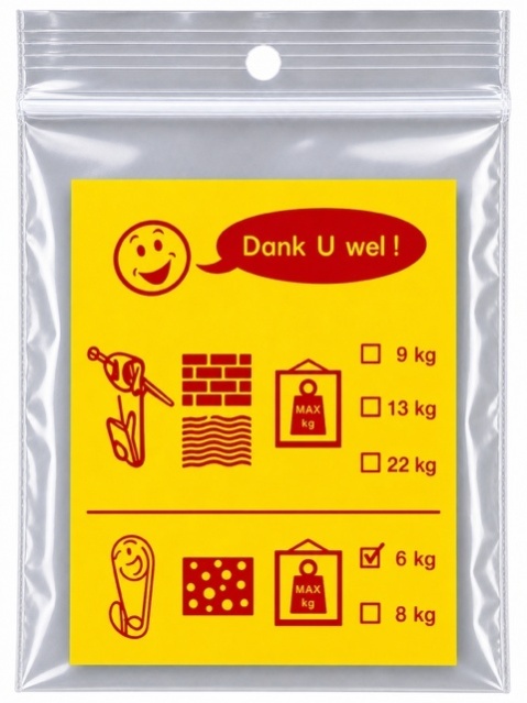REISACO Ophanghaakjes Beton - max 6 kg - 50 Zakjes