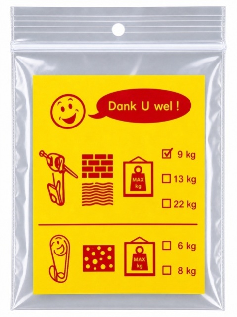 REISACO Ophanghaakjes Metaal - max 9 kg - 100 Zakjes