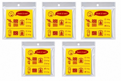 REISACO Ophanghaakjes Assortiment 1 Doos Elk - Totaal 400 Zakjes 