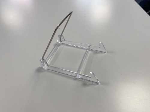 Reisaco Bordenstandaard transparant, hoogte tot 16 cm, 1 stuk