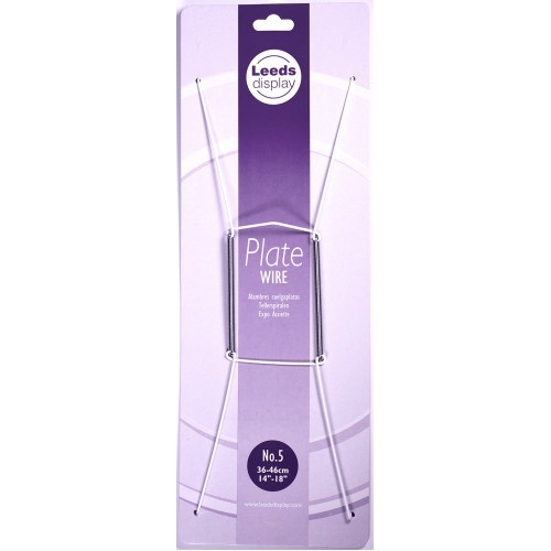 Leeds Bordenhanger wit, bordmaat 36-46 cm, 1 stuk