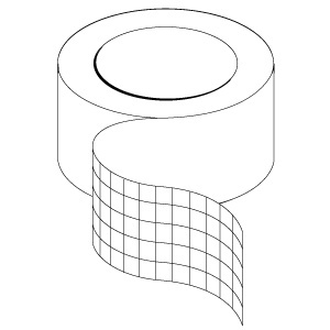 Stootviltjes, grijs vilt, 16 x 16 x 2,8 mm, 5.00 stuks