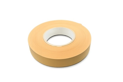 Gomband bruin, lengte 200 meter, breedte 36 mm, 1 rol