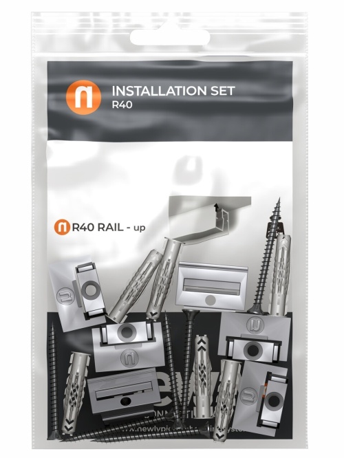 Newly Montage set plafond rail van meter, 1 set 