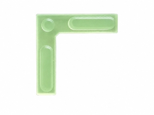 MINIGRAF L-Rubber Geel - Medium Hout