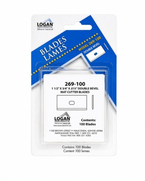 Logan Passepartout snijmesjes type 269, 100 stuks