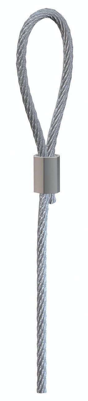 Artiteq Staaldraad met oog, lengte 200 cm diameter 1,8 mm draagkracht 20 kg, 1 stuk