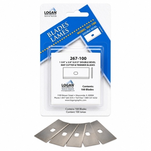 Logan Passepartout snijmesjes type 267, 100 stuks