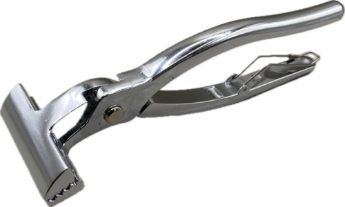 Spantang voor linnen met veer, budget kwaliteit, lengte 20 cm, bekbreedte 6 cm, 1stuk