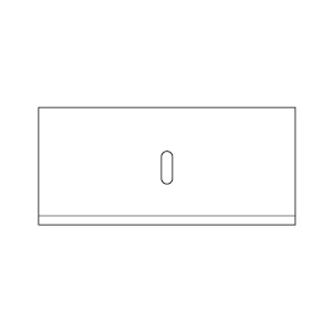 Passepartout snijmesjes met kap, 100 stuks 