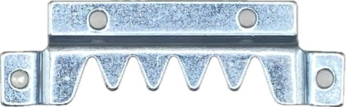 Mega-tandhanger los lengte 90 mm hoogte 25 mm, draagkracht 110 kg, 1 stuk