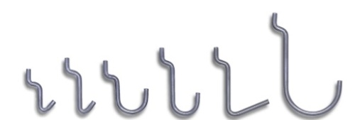 Reisaco Boardhaken model 6, hoogte 78 mm, 100 stuks 