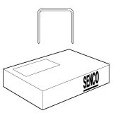 Senco C-nieten hoogte 16 mm, type C10, 27.000 stuks