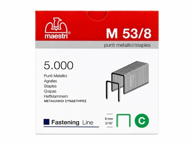 ROMEO MAESTRI Nieten type 53 - 53/8 mm - 5.000 stuks