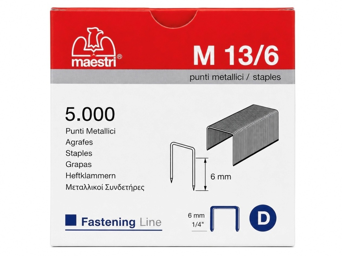 ROMEO MAESTRI Nieten Type 13/6 mm - 5.000 Stuks