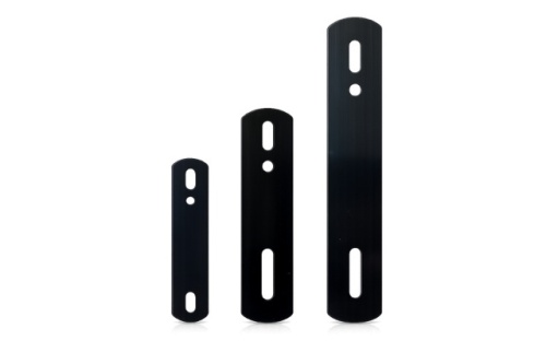 Temart Wisselveerplaatjes, blauw verenstaal, lengte 55 x 12,7 mm,100 stuks