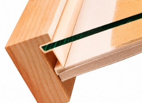 Framespace transparant FS6CLR, lengte 152 cm, vrije hoogte 3,2 mm, 20 stroken