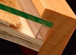 Econospace transparant ES125C, lengte 152 cm, vrije hoogte 3,2 mm, 20 stroken