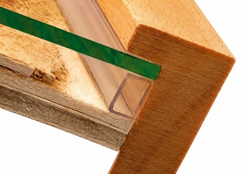 Econospace transparant ES062C, lengte 152 cm, vrije hoogte 1,6 mm, 20 stroken
