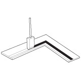 Polykwast voor Mat-Magic poeder, breedte 25 mm, 1 stuk