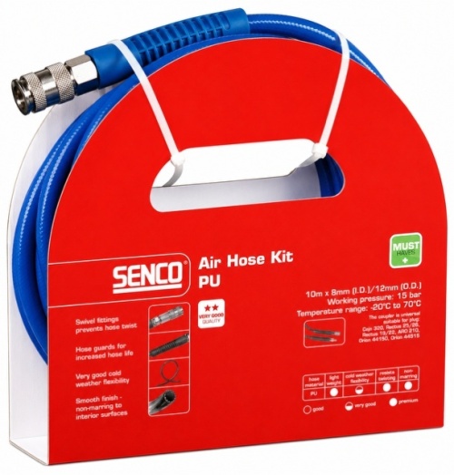 SENCO - Luchtslang kit PU Universeel - 10 Meter
