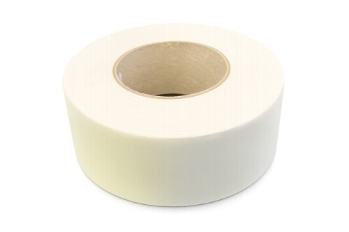 Spieraam plakband kleur wit, lengte 50 meter, breedte 50 mm, A kwaliteit, 1 rol