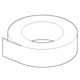 Verpakkingstape, lengte 66 meter, breedte 50 mm, 1 rol