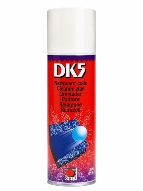 Lijmoplosser merk Ofif type DK5, spuitbus van 125 ml