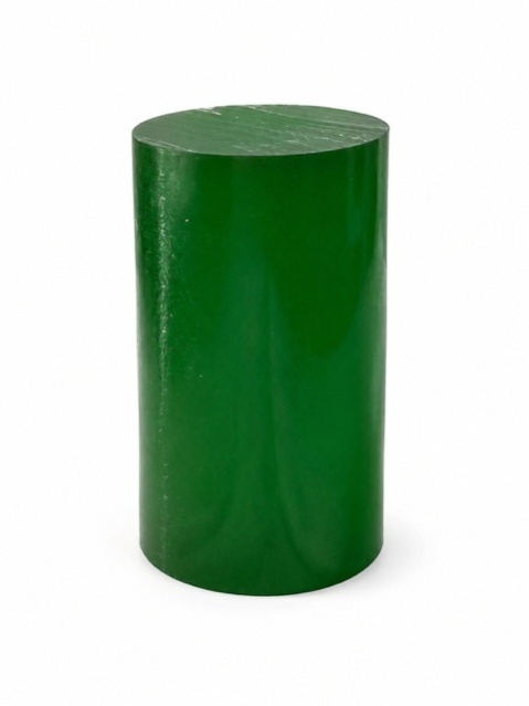 Aandrukdop Cassese hard hout Groen rond 45mm. hoog