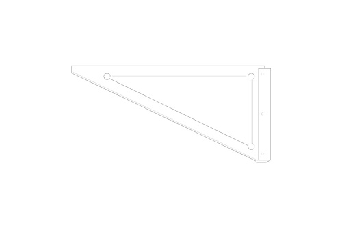 Glassnijhaak, snijlengte tot 90 cm, 1 stuk