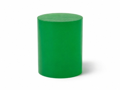 Aandrukdop Cassese hard hout Groen rond 30mm. hoog