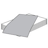 Schuurpapier merk Sia. Op vellen van 23 x 28 cm, grofte nr.100, verpakt per 100 vel