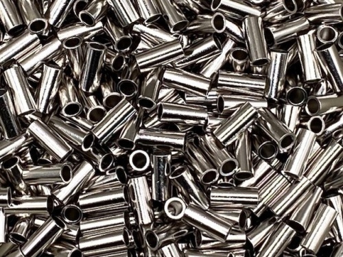 Knijpbusje groot, lengte 10 mm, binnendiameter 3,3 mm, busjes code 2, 1000 stuks