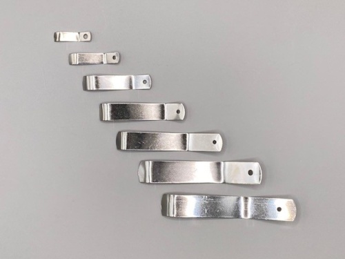 Vernikkelde wisselveren lengte 5 cm, 100 stuks, aanbevolen schroef 157015